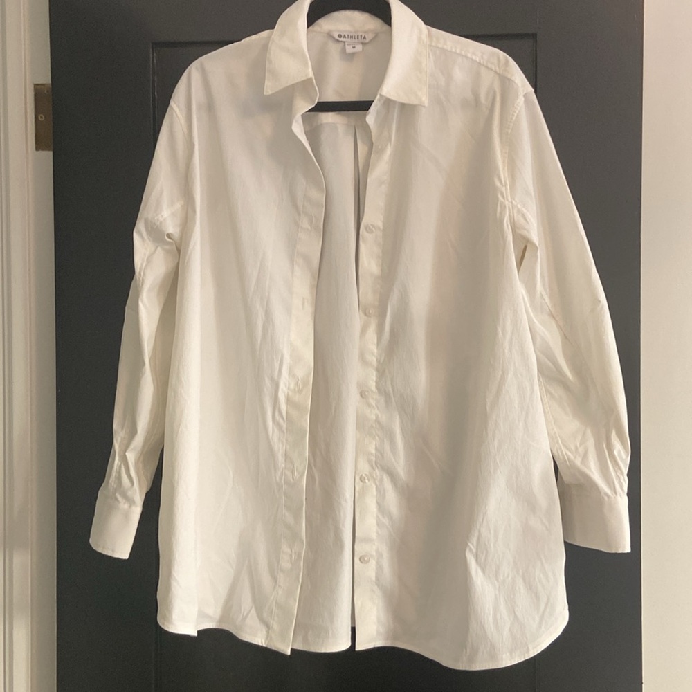 Athleta Performance Oversized Button Down - image 2